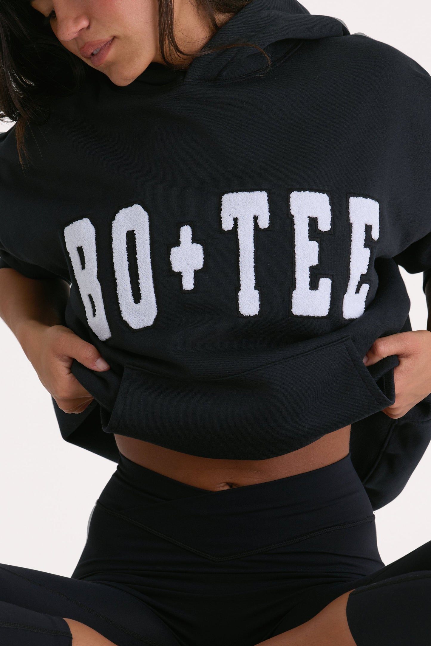 Oversized Hoodie in Black