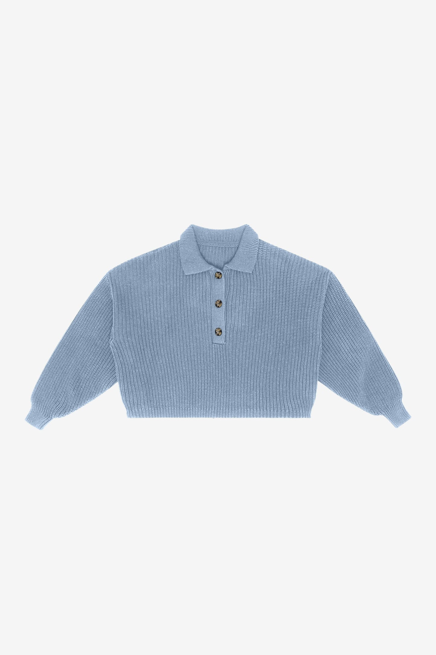 FM30GD - Fisherman Cropped Polo Pullover