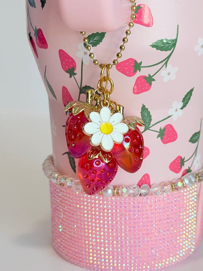 Berry Cute Strawberry Tumbler Bracelet