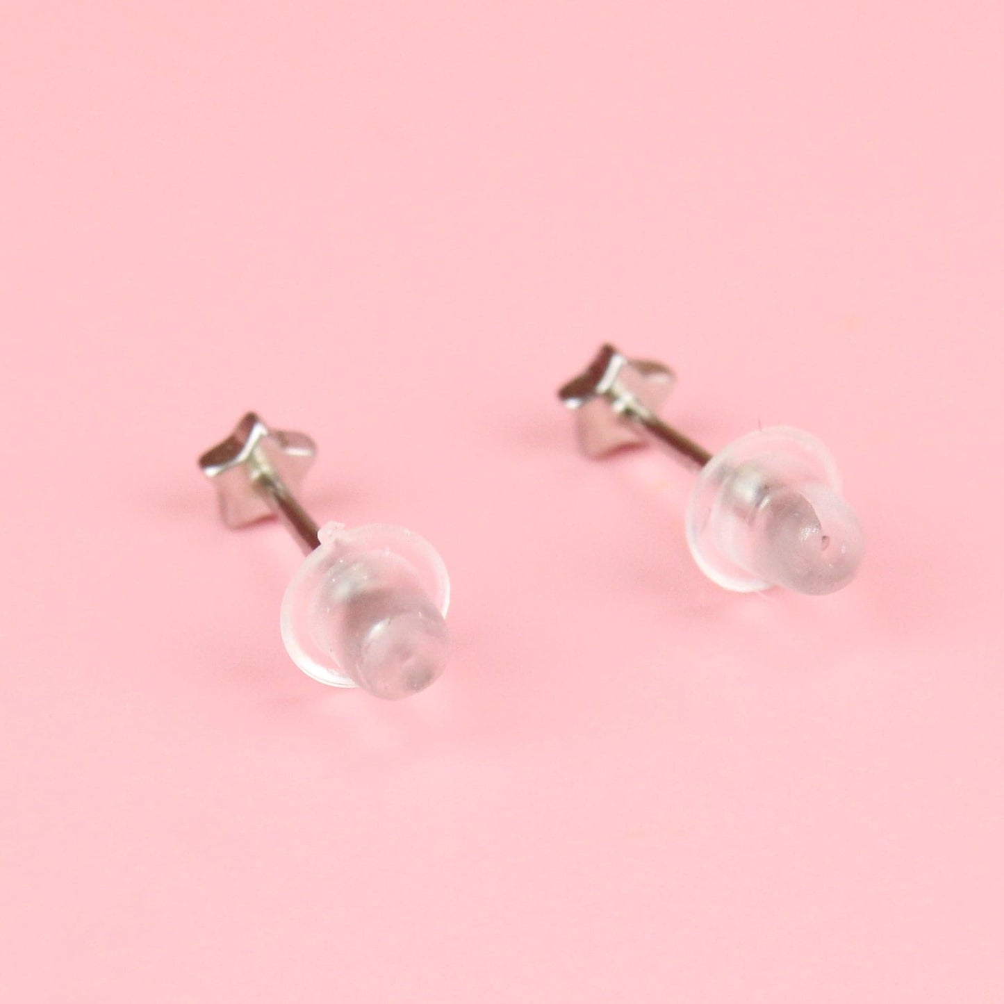 Sterling Silver Star Studs