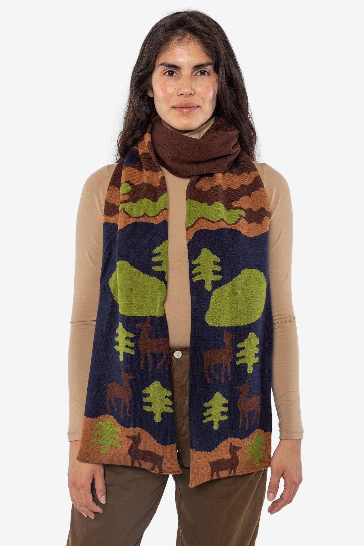 JQSCARF10 - Woodland Creature Scarf