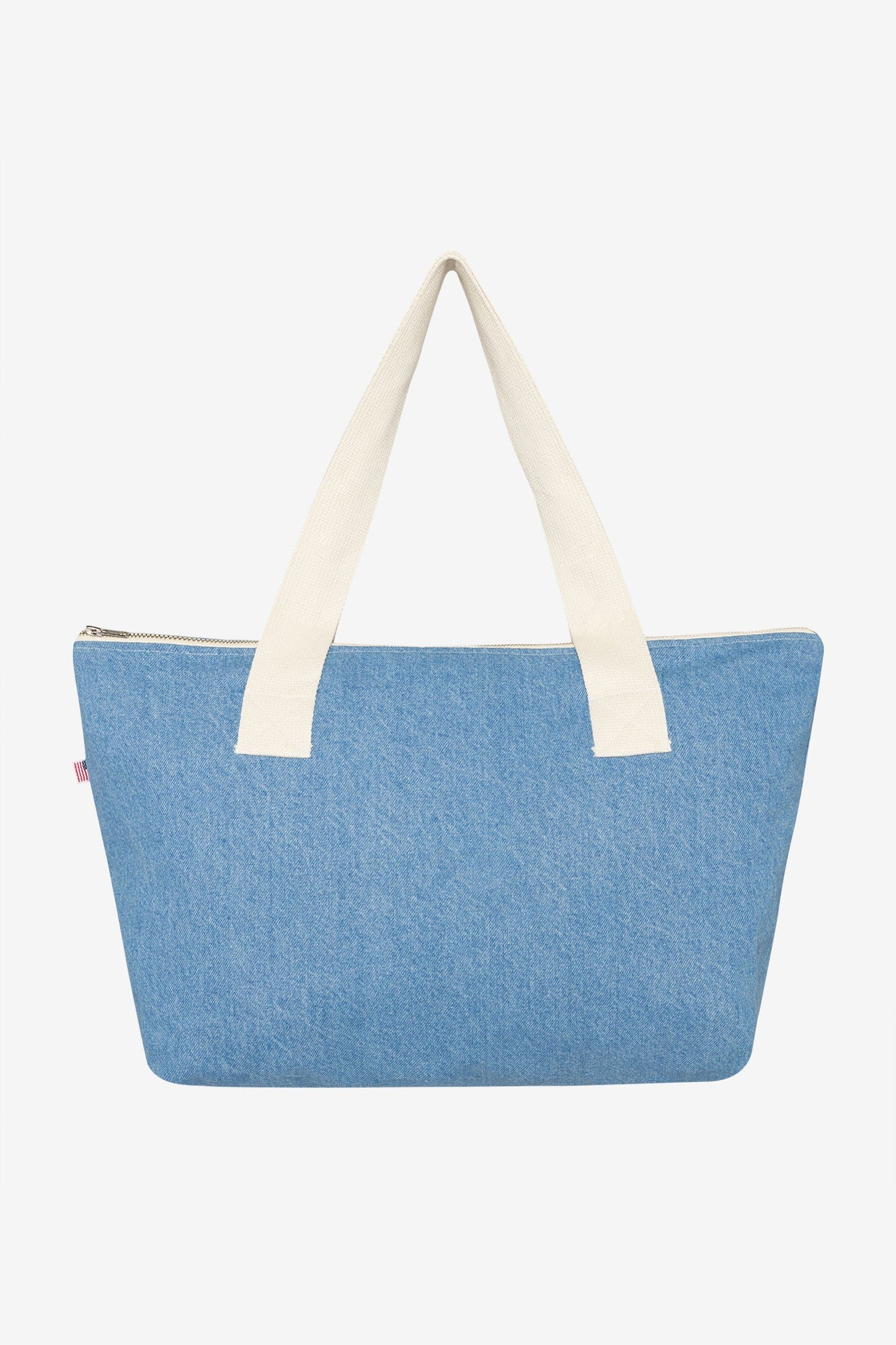 WD06 - Denim Carry All Zip Tote