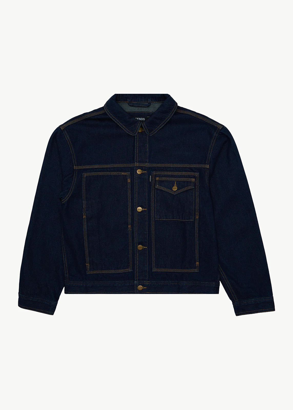 AFENDS Mens Yukon - Denim Jacket - Ink