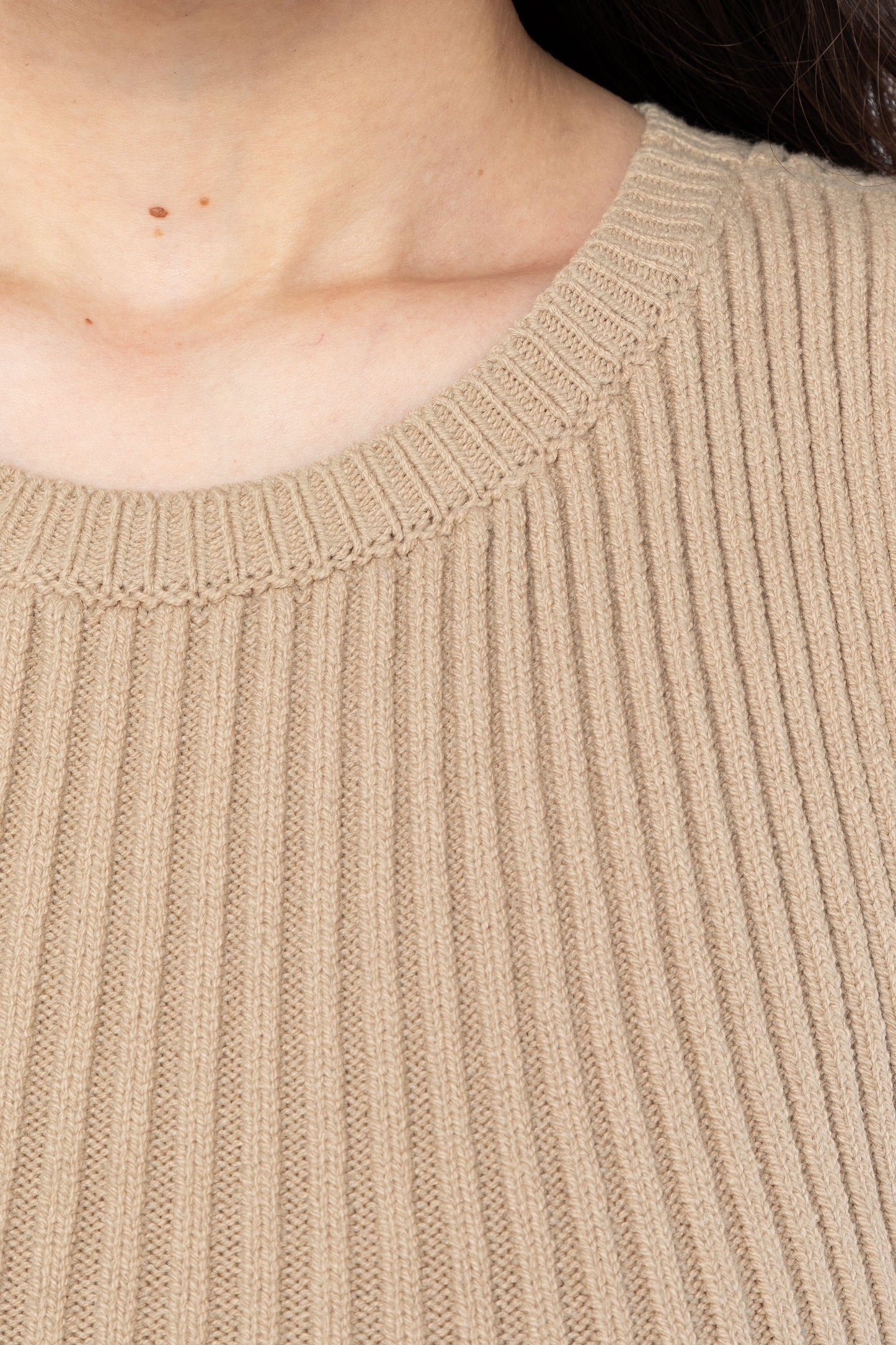 RFK50 - Ultra Heavy Knit Ribbed Crop Top