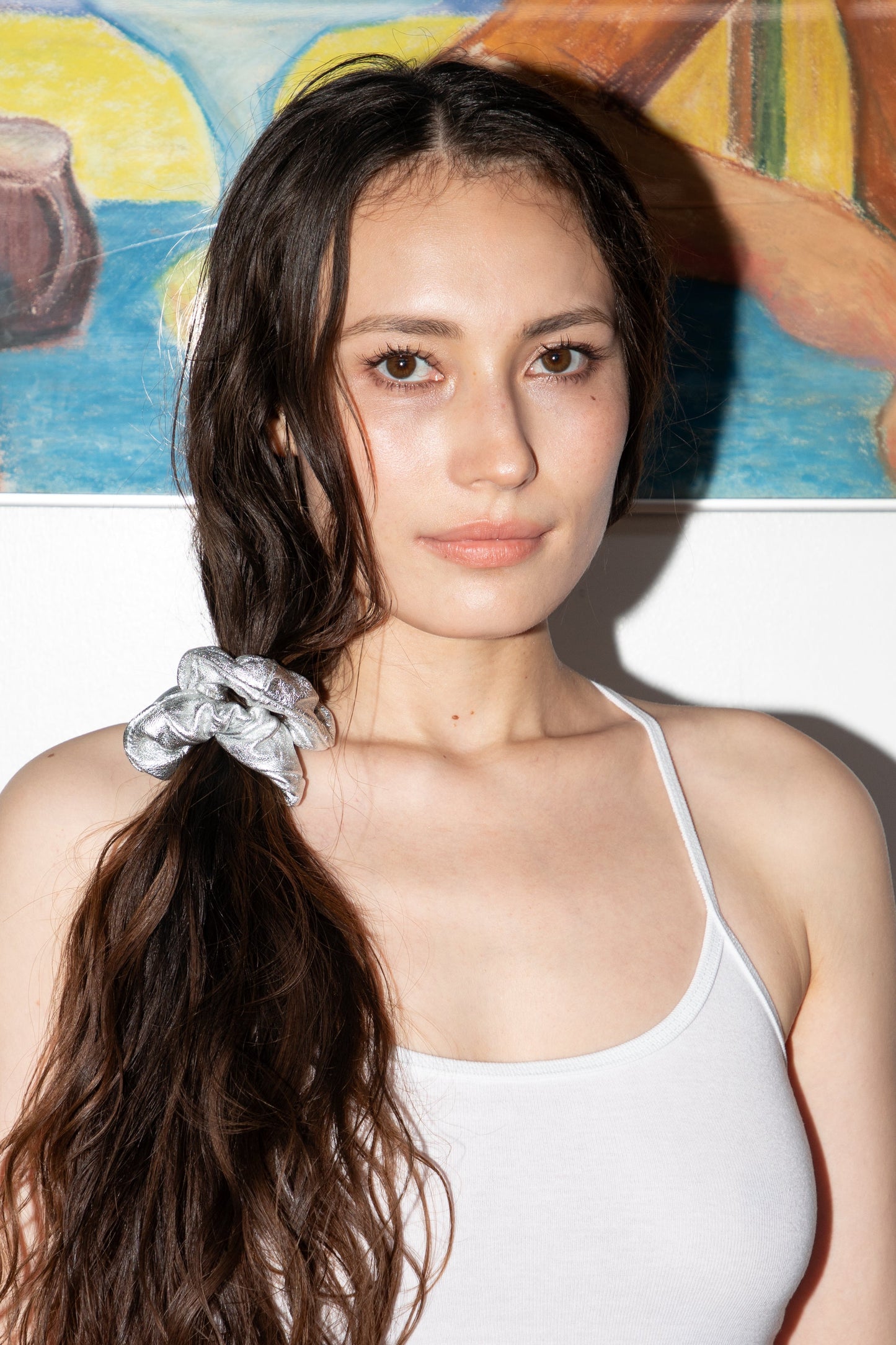 RLHSCRUNCH - Leather Scrunchie