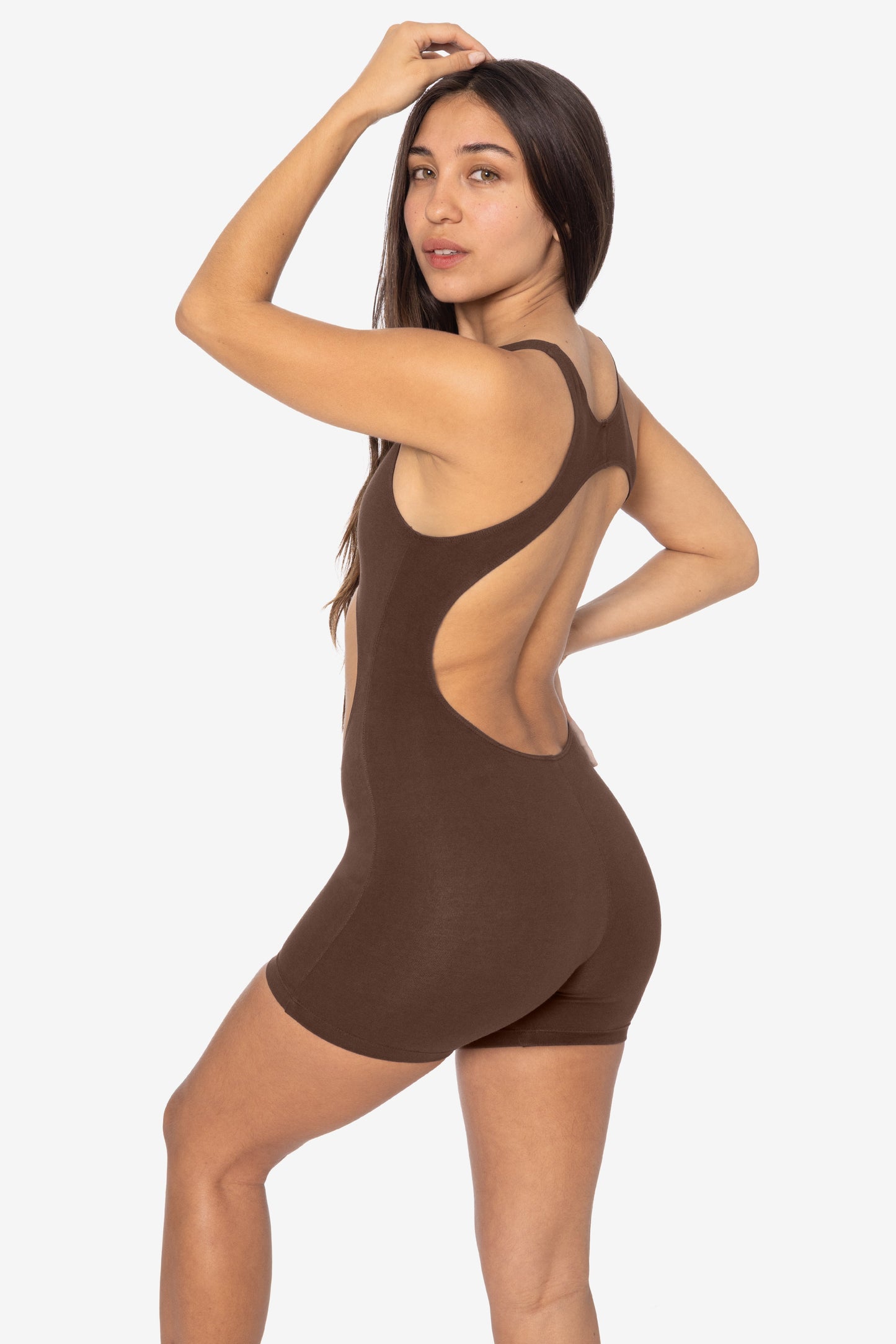 8303GD-SH - Garment Dye Cutout Short Biketard
