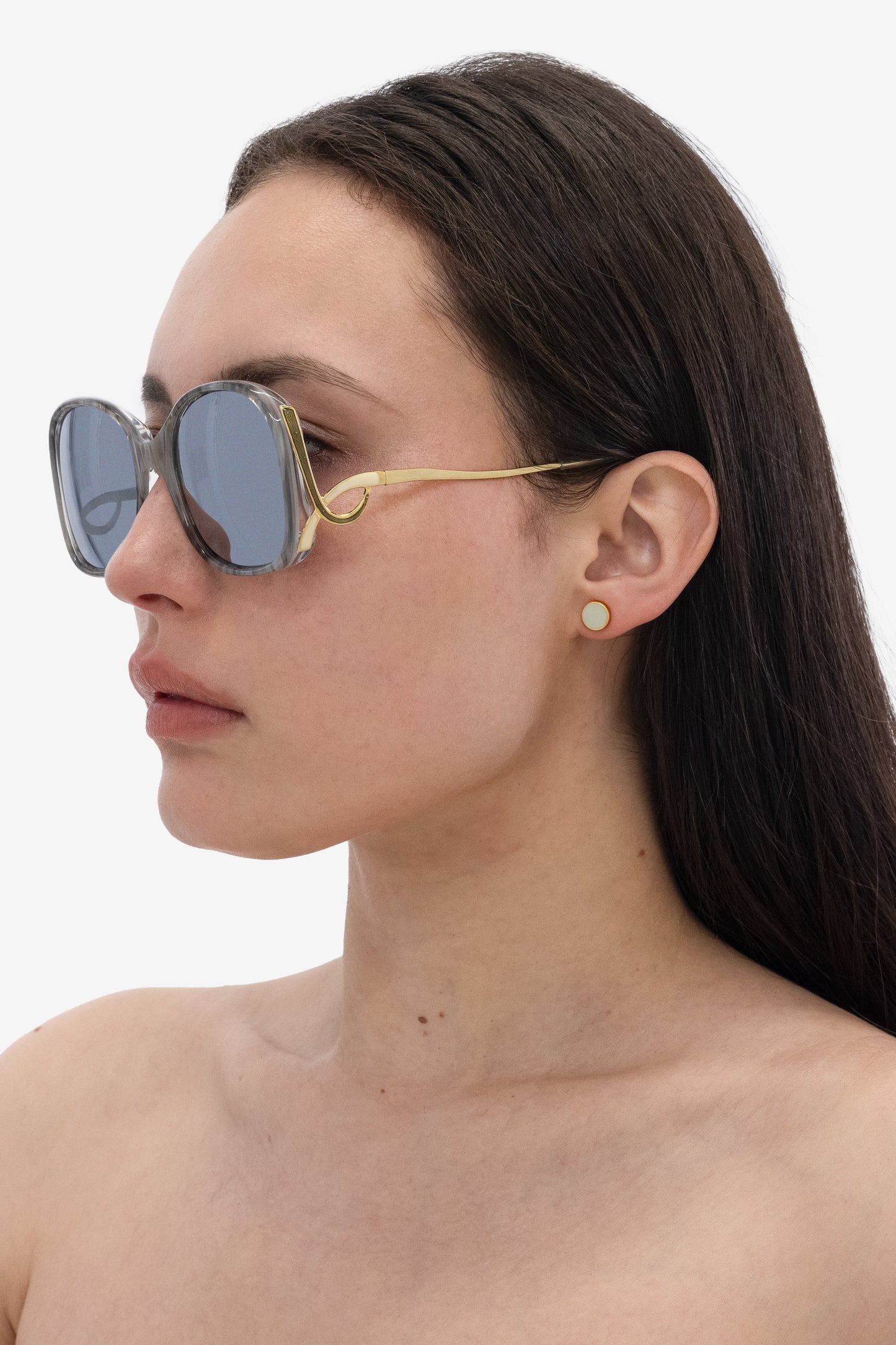 EARES70 - 7mm Enamel Stud Earrings