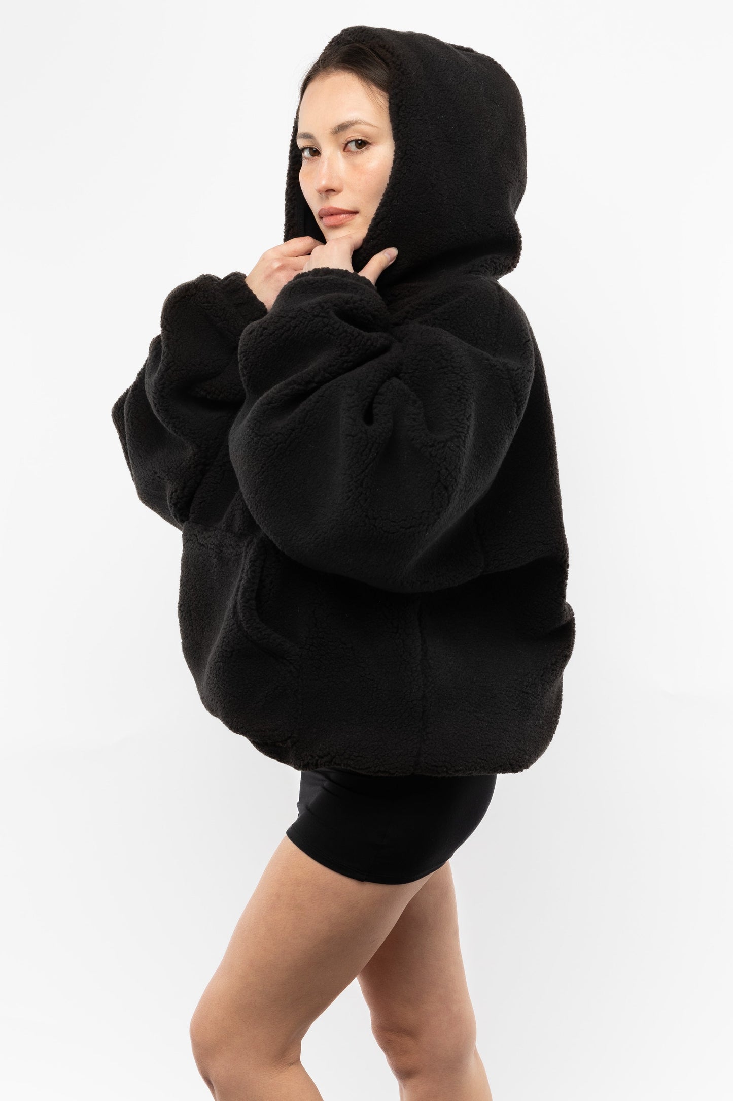 SHR4249 - Unisex Sherpa Pullover Hoody