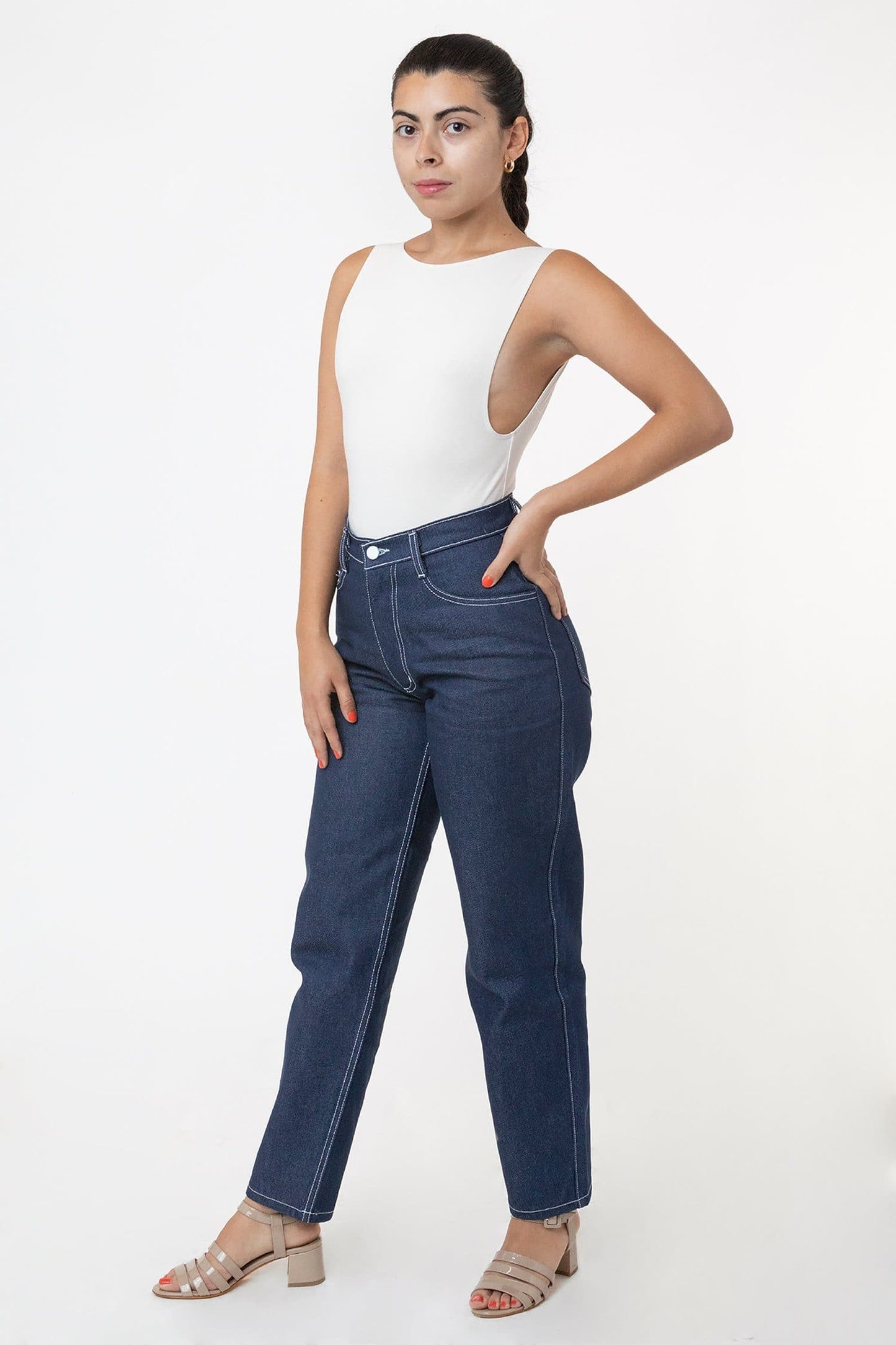 RDNW01 - Raw Indigo Women's Relaxed Fit Jeans