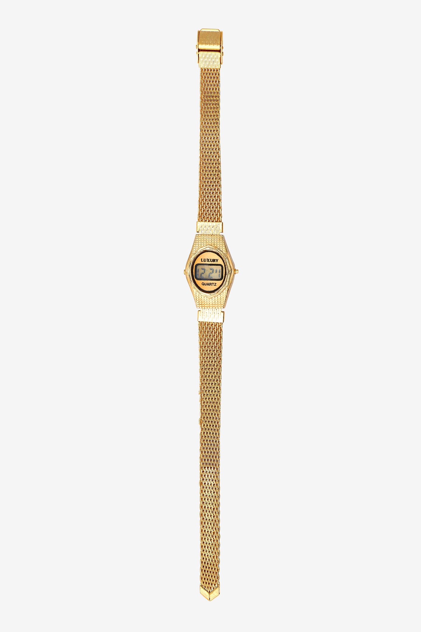 WCHRA56 - Tiny Oval Metal Mesh Luxury Watch