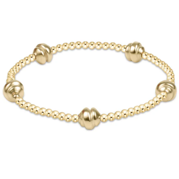 Admire Small Gold 2.5mm Bead Bracelet Gold