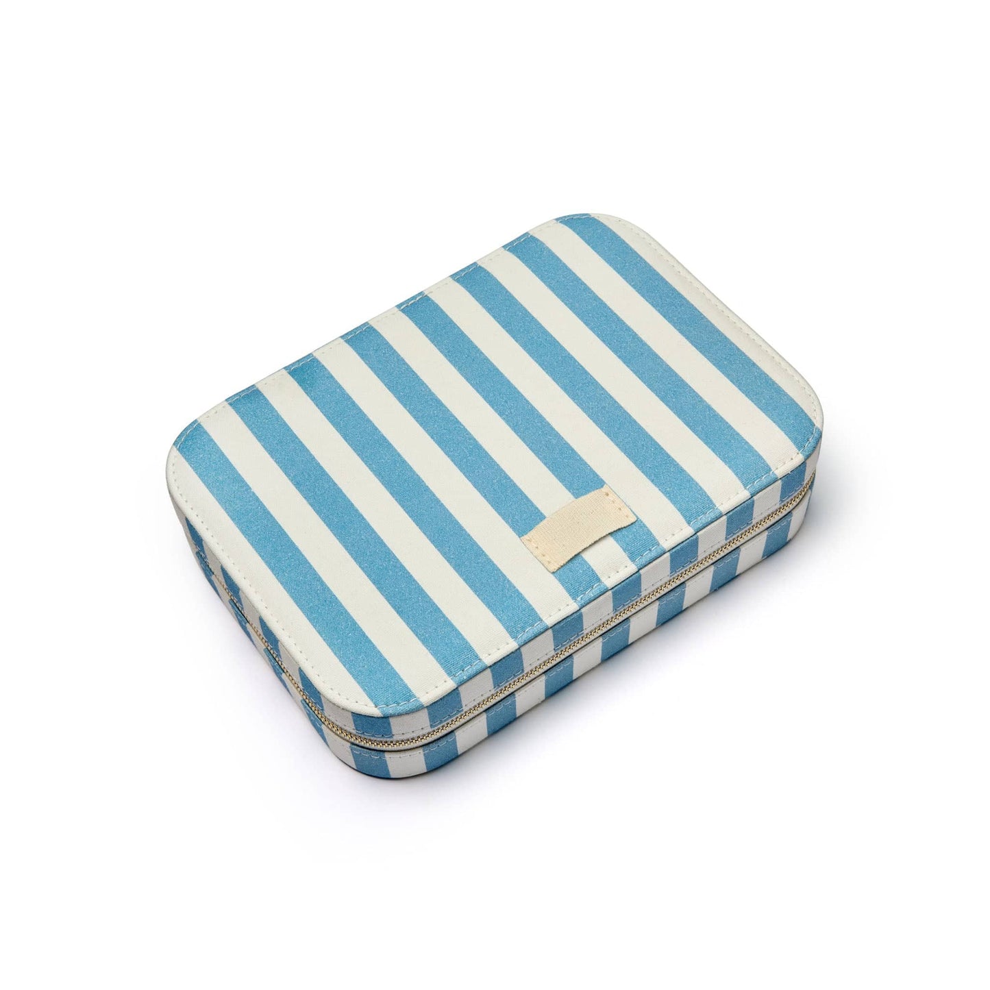 Blue Stripe Large Jewellery Box