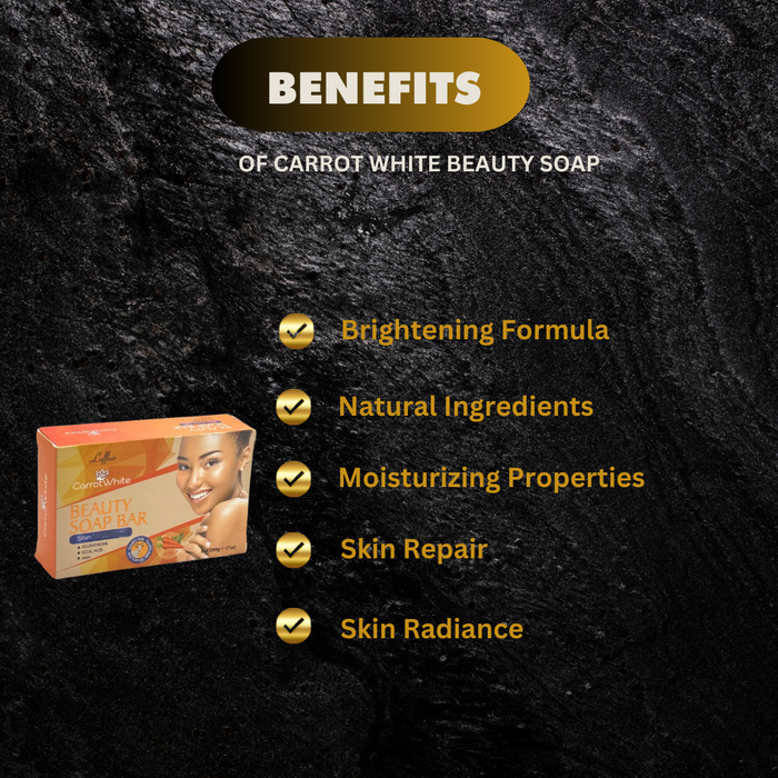 Carrot White Beauty Soap 7oz