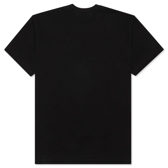 COMME DES GARCONS PLAY Inverted Outline Heart T-Shirt - Black - AZ-T114-051-1