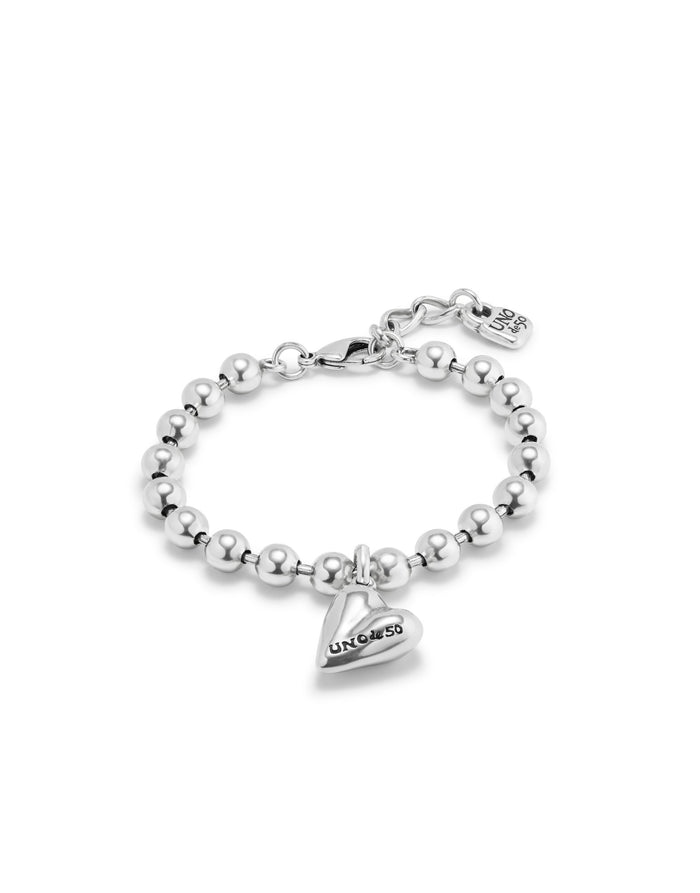 Cupido Silver Bracelet w/Heart
