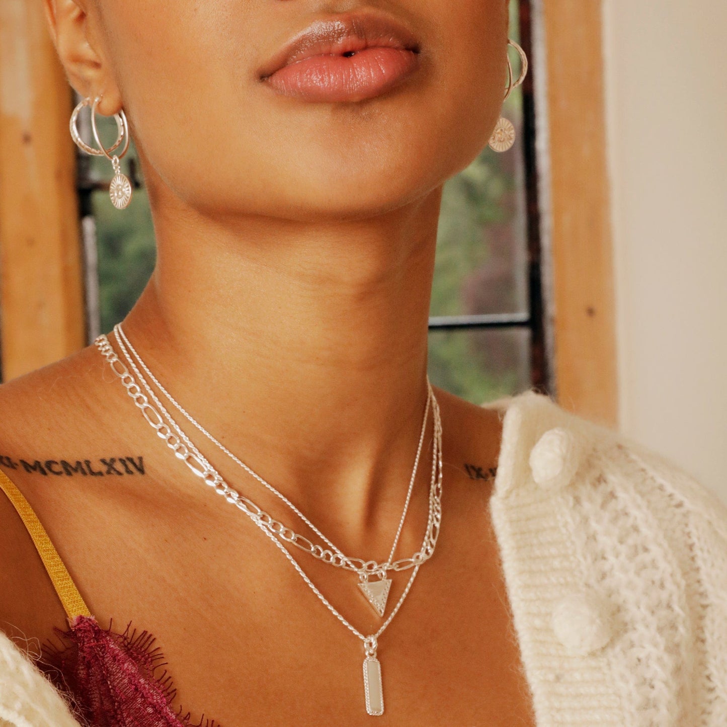Estée Lalonde Figaro Chain Necklace Sterling Silver