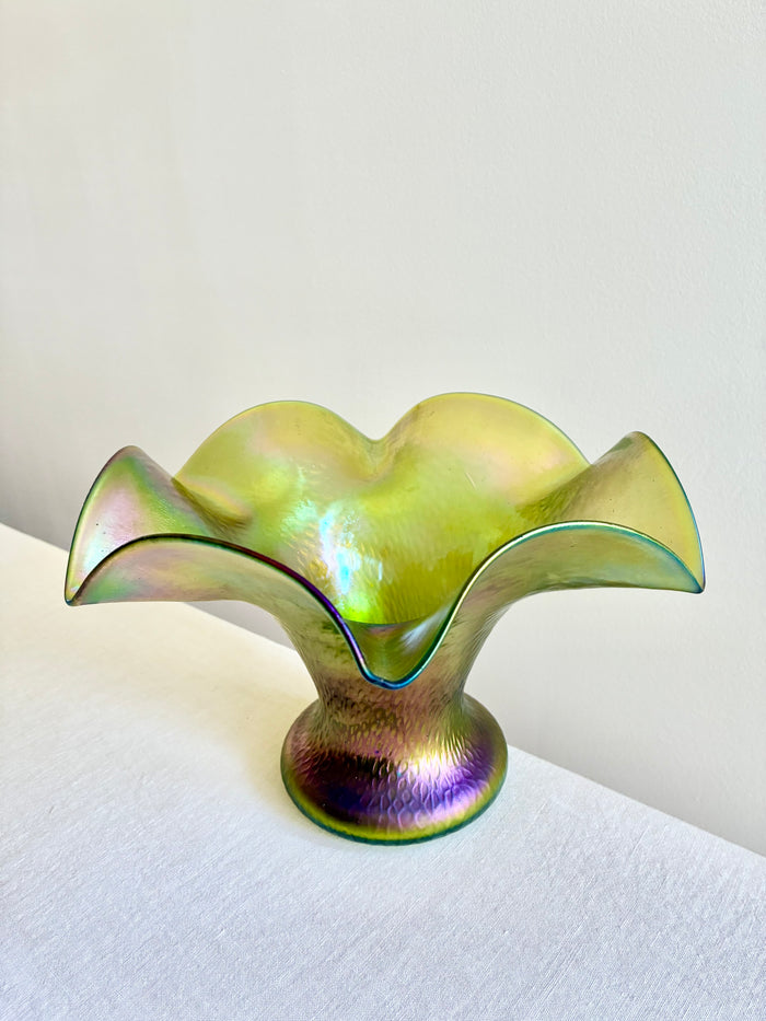 Historic Iridescent Tulip vase