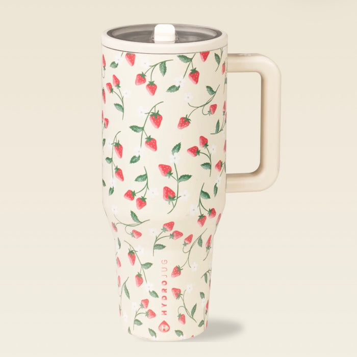HydroJug Traveler - Cream Strawberry 32oz
