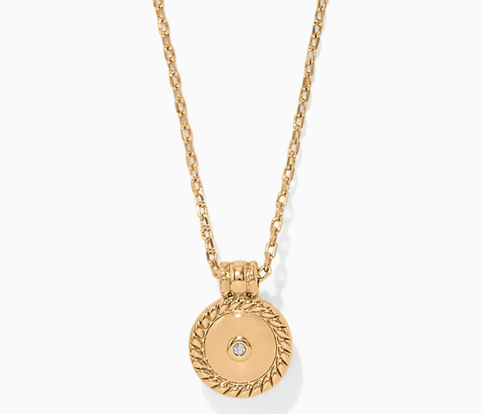 Illumina Celeste Dome Gold Necklace