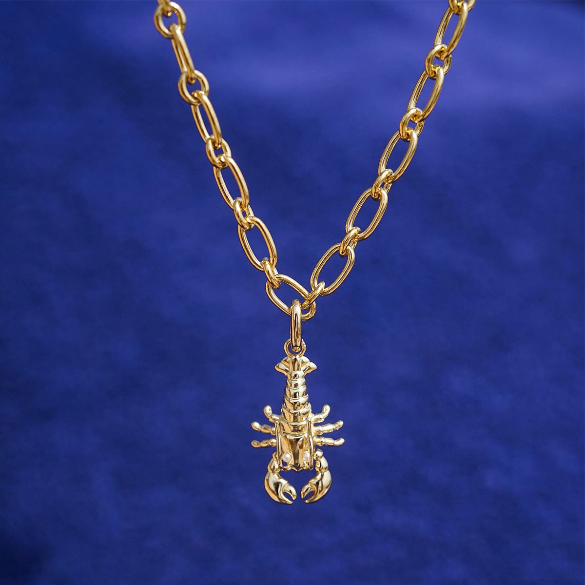 Lobster Chunky Chain Necklace 18ct Gold Plate
