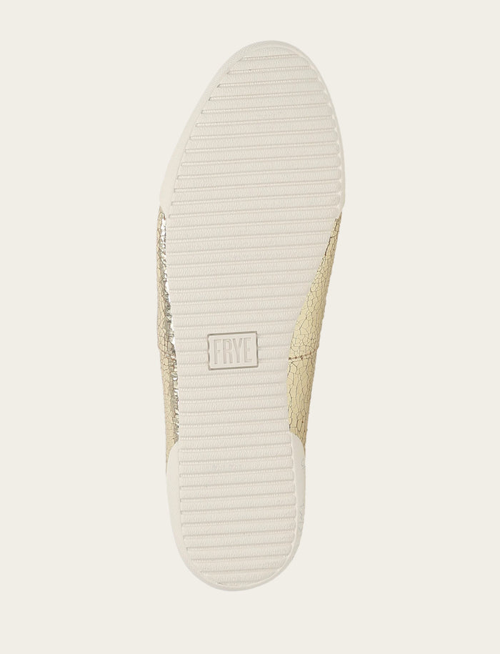 Melanie Slip On - Gold Mirror - Sole