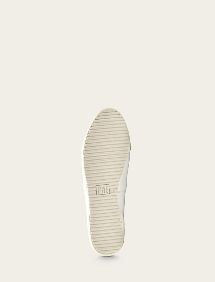 Melanie Slip On - White - Sole
