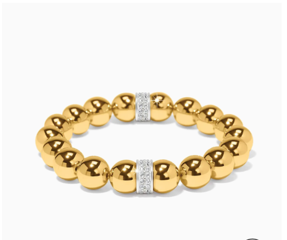 Meridian Stretch Bracelet Gold OS