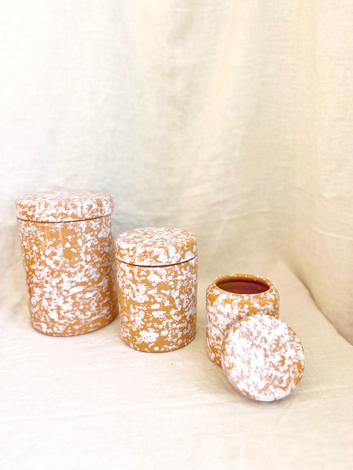 Pompeii Canisters - Sienna - 3 Sizes