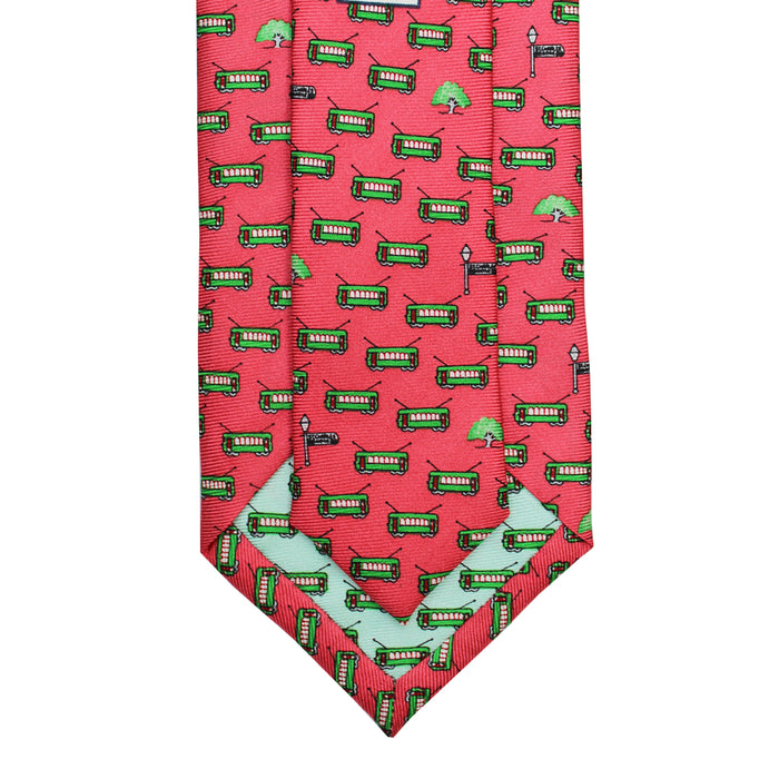 Raspberry Red Streetcar Skinny Tie