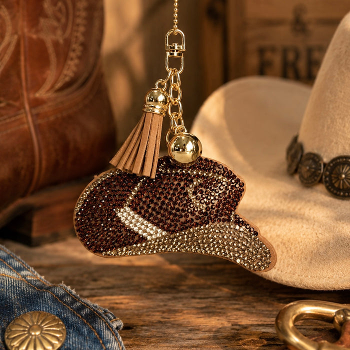 Kacey Musgraves Stanley Rhinestone Rodeo Hat Charm - Tumbler Handle Charm