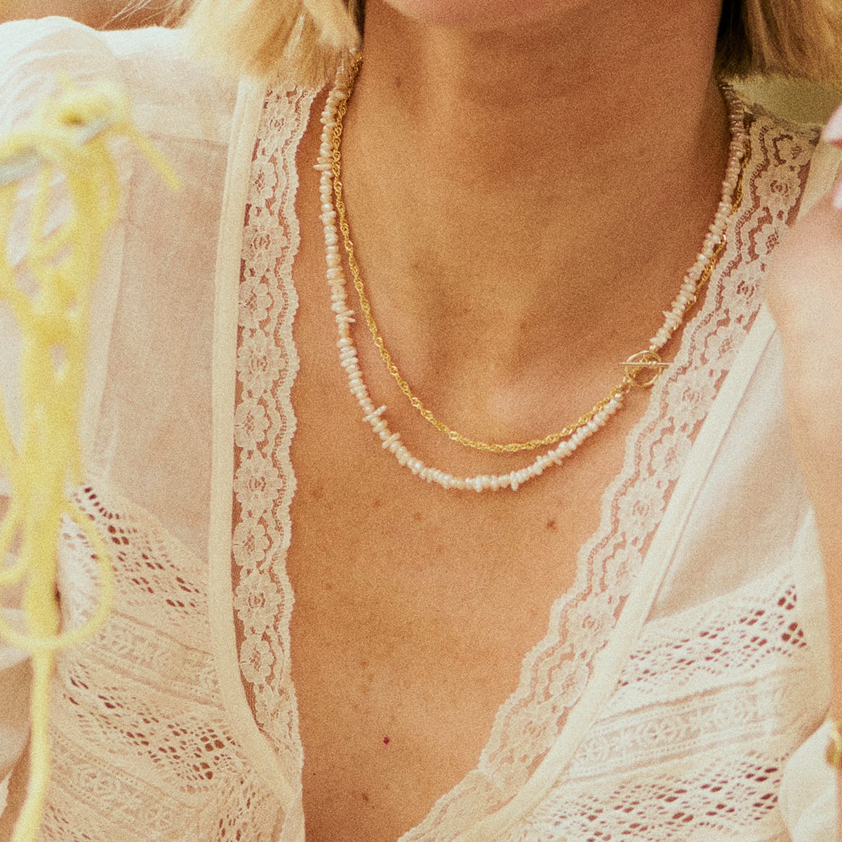 Thick Singapore Layering Chain Necklace 18ct Gold Plate
