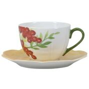 SKU# T200-NYM20451 - Fruits d'Eté Tea Saucer - Shape Nymphea