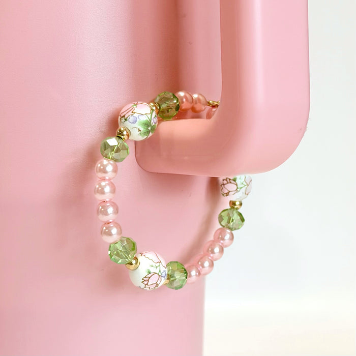 Spring Blossom Floral Halo Charm