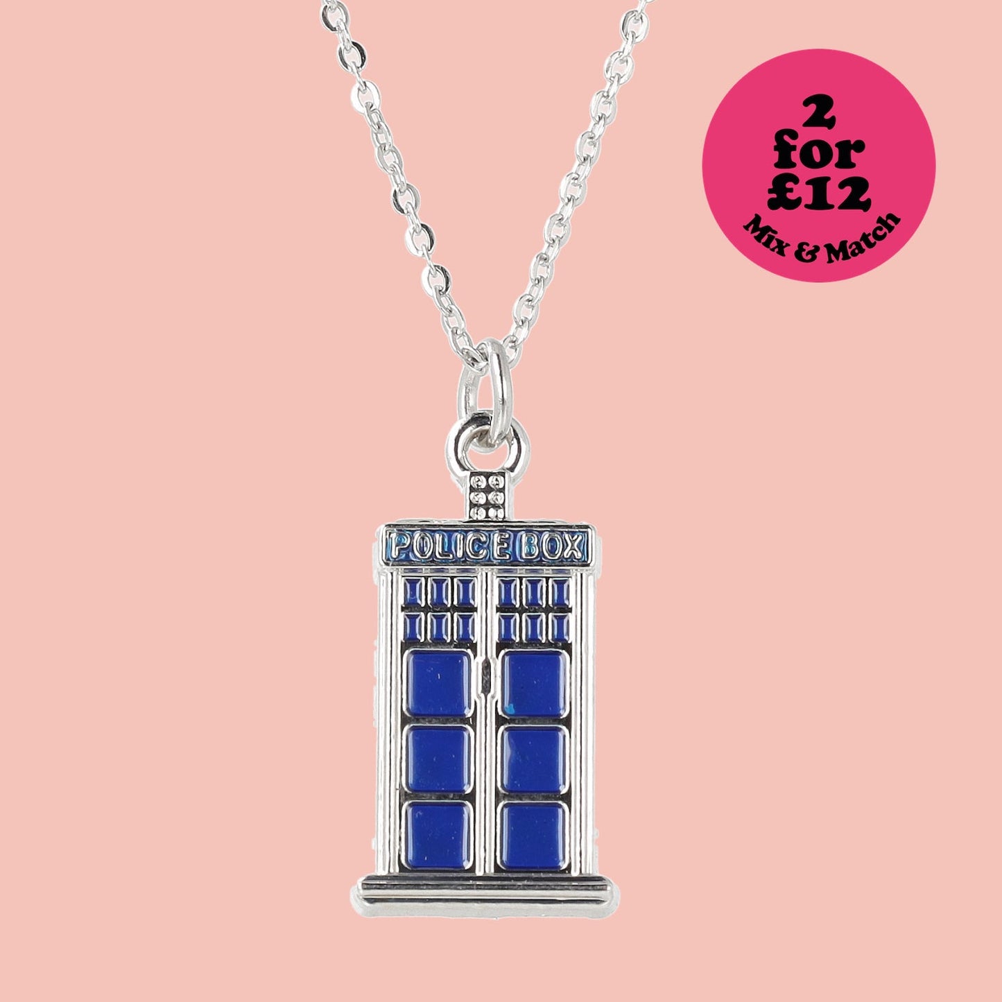 Tardis Necklace