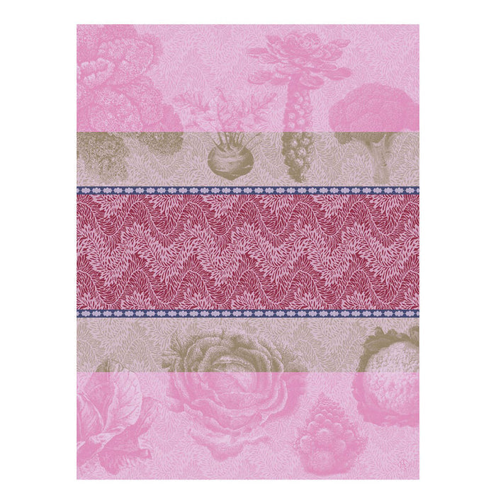Tea Towel, Cabbage Garden, Pink