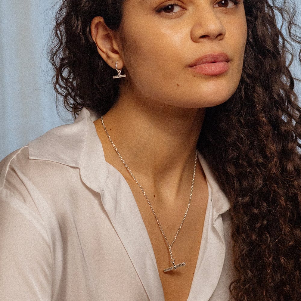 Estée Lalonde Must-Have T Bar Layering Set Sterling Silver