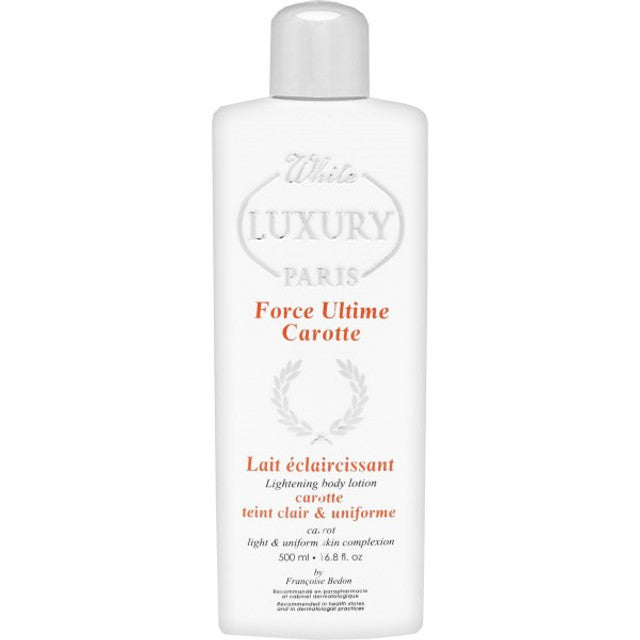 White Luxury Carrot Lightening Body Lotion 16.8oz White luxury
