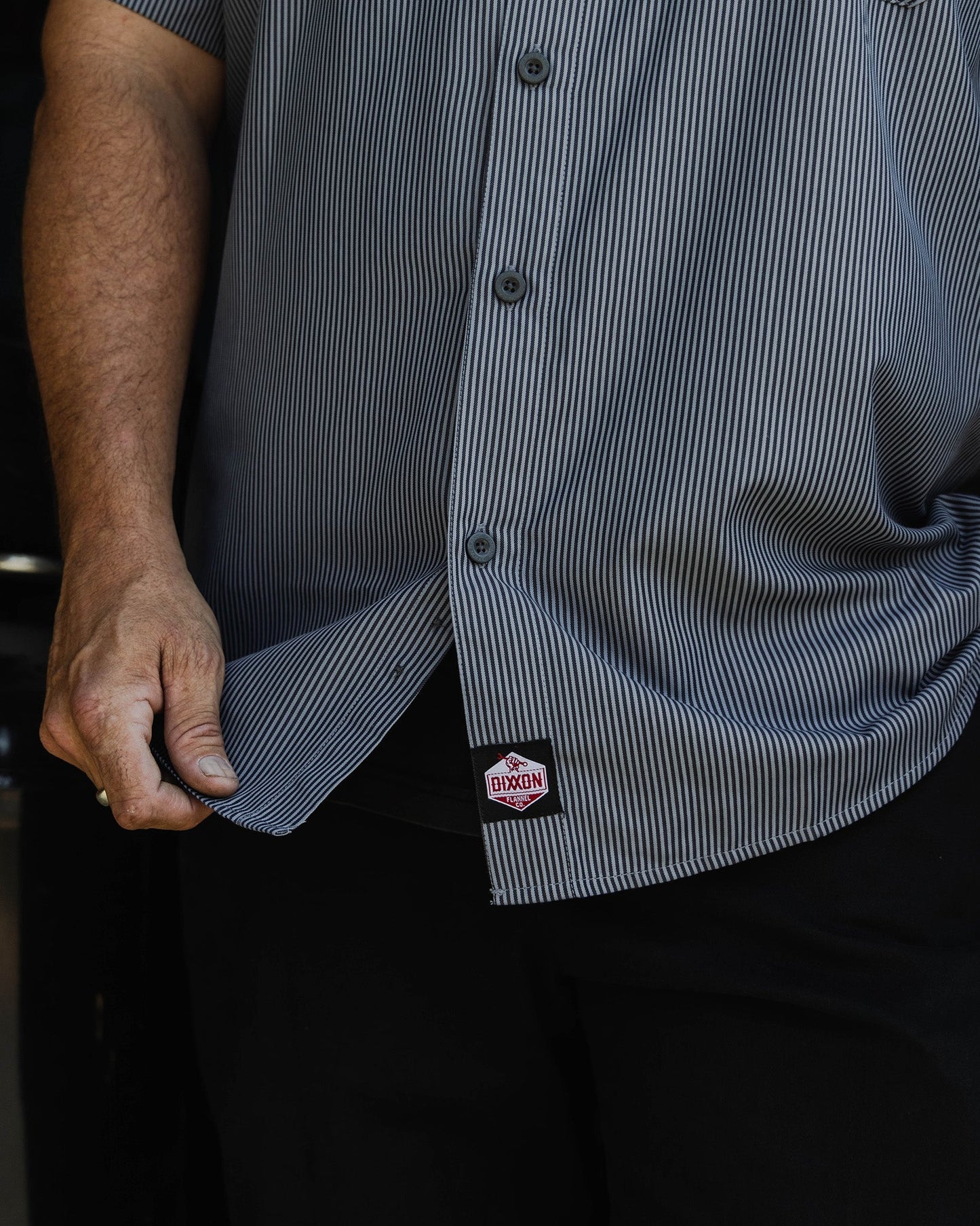 WorkForce Short Sleeve Work Shirt - Charcoal & Navy