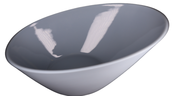 000441  Small Salad Bowl - Marongiu Collection - Sten Pale Blue - RETIRED 2026