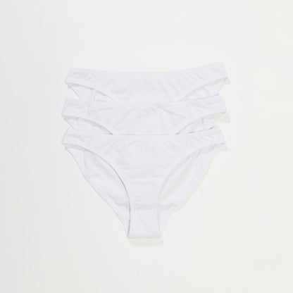 AFENDS Womens Lolly - Bikini Briefs 3 Pack - White