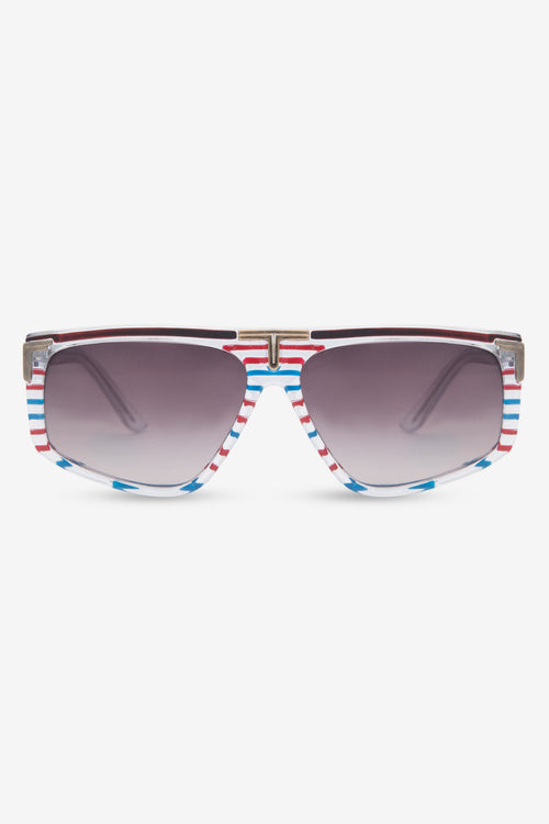 SGVN144 - Multi Stripe Vintage Sunglasses