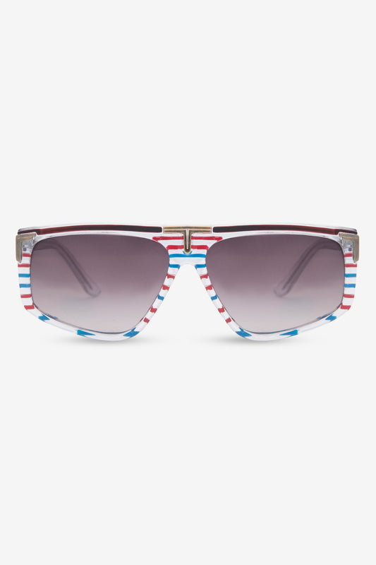 SGVN144 - Multi Stripe Vintage Sunglasses