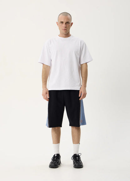 AFENDS Mens Occupancy - Fleece Short 22" - Black