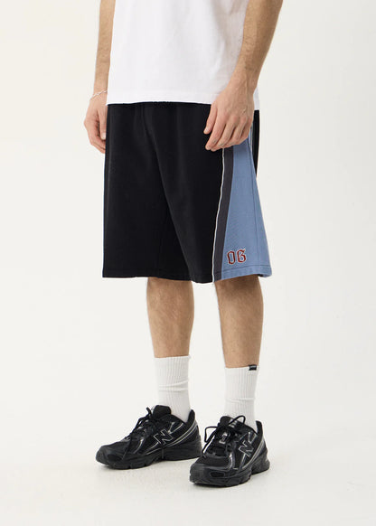 AFENDS Mens Occupancy - Fleece Short 22" - Black