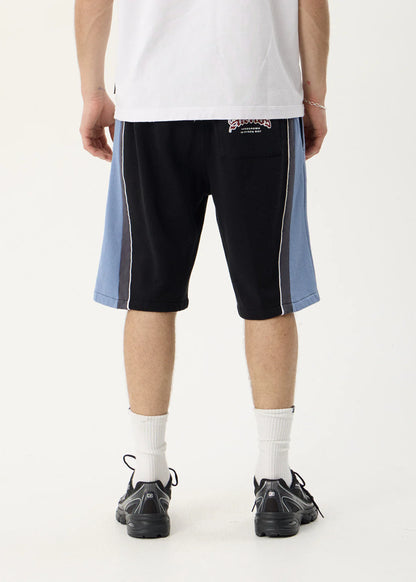 AFENDS Mens Occupancy - Fleece Short 22" - Black