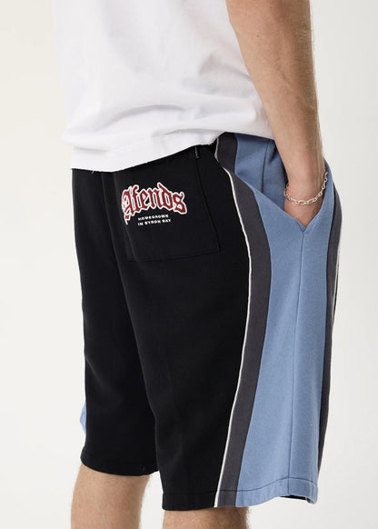 AFENDS Mens Occupancy - Fleece Short 22" - Black