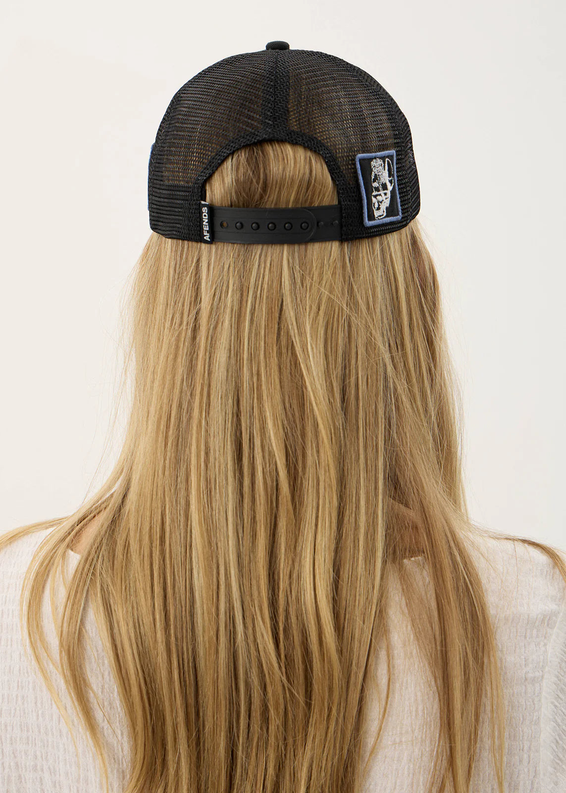 AFENDS Unisex Spiritual - Mesh Trucker Cap - Black