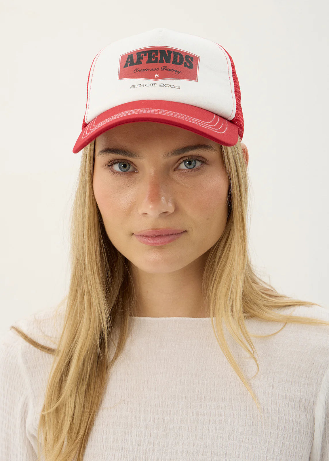 AFENDS Unisex Trophy - Trucker Cap - Ketchup