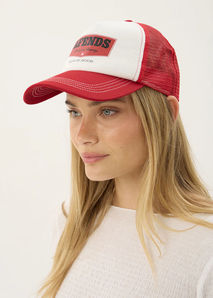 AFENDS Unisex Trophy - Trucker Cap - Ketchup