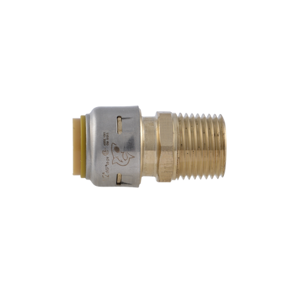 1/2" Sharkbite Max Brass Push-Fit Male Plumbing Adapter
